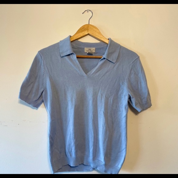 Vintage baby blue polo tee 💙 - Picture 3 of 4